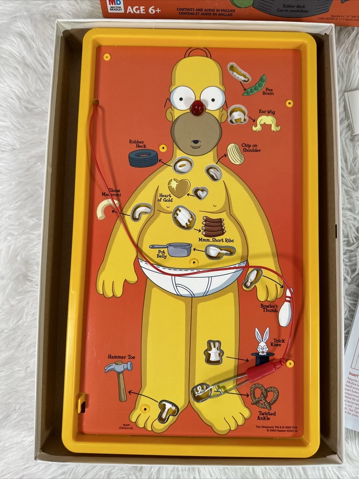 OPERATION THE SIMPSONS HOMER EDITION COMPLETE SET 2005 MILTON BRADLEY HASBRO - Image 2 of 4