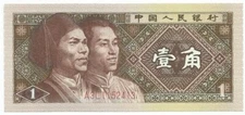 CHINA 1 JIAO 1980 CURRENCY BANKNOTE MONEY NOTE UNC BILL CASH 