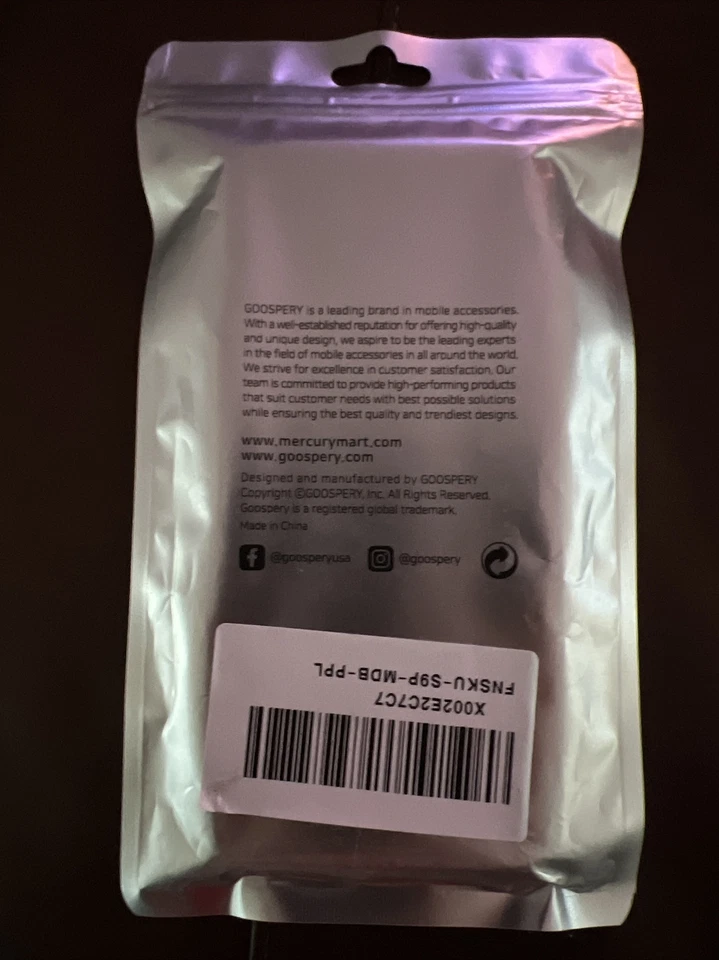 Goospery Samsung Galaxy S9 Plus Cardholder Wallet Case Lilac Purple - Image 2 of 4