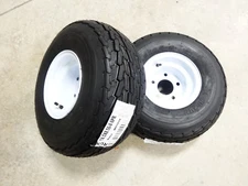 TWO New 18.5X8.50-8 Hi-Run Trailer Tires 6 ply rated on 5 Hole Wheel 18.5X8.5-8