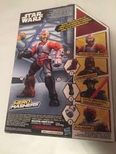 Star Wars Figur Hero Mashers LUKE SKYWALKER +4 Jahre Disney NEU - Bild 2 von 2