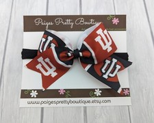 Baby Girl Headbands College Baby Bows and Headband Baby Shower Gift Indiana