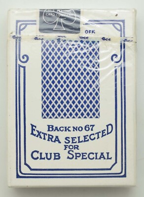 Vintage Bee Club Special No. 92 USPC Seal NEW Blue Playing Card