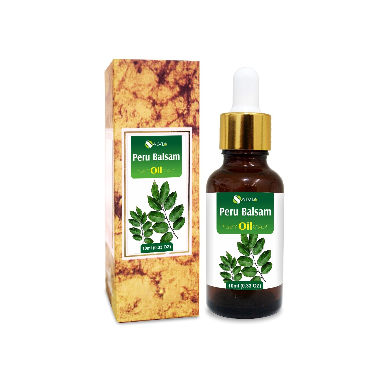 Bálsamo Perú (Myroxylon pereirae) 100% aceite esencial puro y natural 10 ml - 25 L]