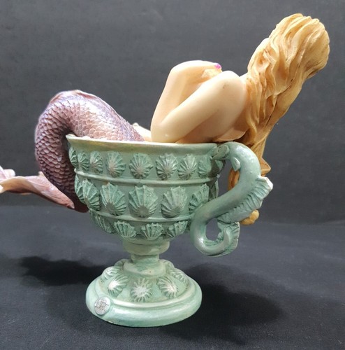 Vintage Fantasy Mermaid Bathing Resin Figurine Decoration Key West FL - Picture 5 of 10