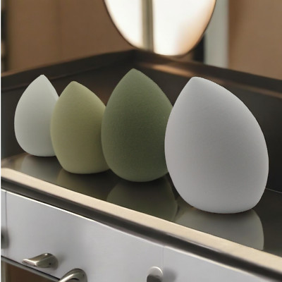 4 Pcs Makeup Smooth Blender Foundation Sponges/Box included