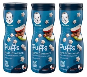 gerber puffs apple cinnamon