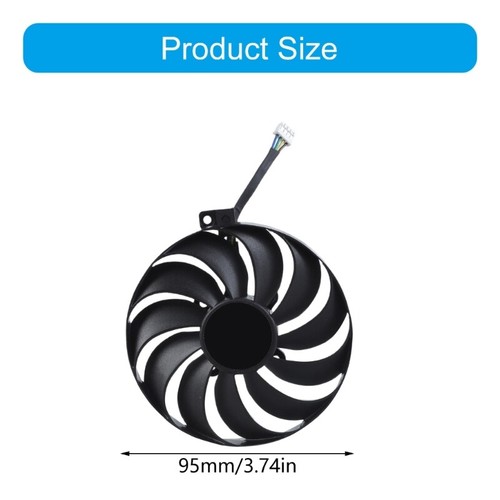 Graphics Card Cooling Fan DC12V With Superior Cooling For ROG Strix GTX1650 1660 - Afbeelding 8 van 10