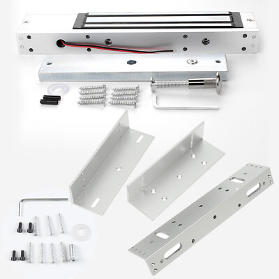 Electric Magnetic Lock 600LB 280KG Holding Force Access Control w/Z&L Bracket