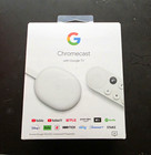 Google Chromecast w/ Google TV 4K HDR Dolby Vision/Atmos Voice, 8GB Snow — photo 1
