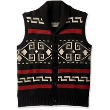 Men Retro Casual Vest Tank Tops Sweater Vest Knitted Casual Cardigan V-Neck Vest