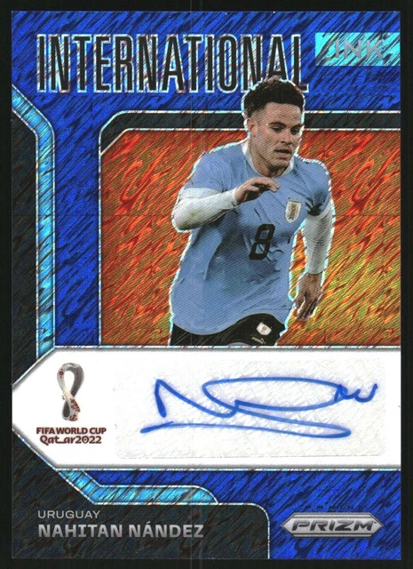 2022 Prizm World Cup International Ink Prizms Blue Shimmer #89 Nahitan Nandez