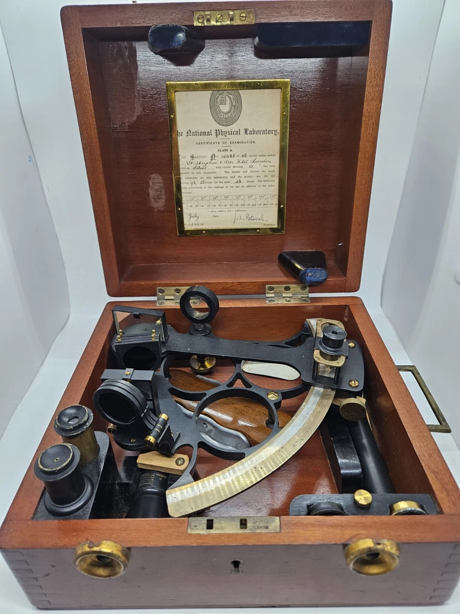Antique Original WWI Antique Maritime Navigational Instruments for