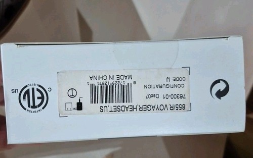 Plantronics Voyager 855 Bluetooth Headset Black (76300-01) Sealed New - Picture 4 of 6