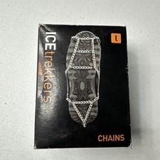 ICE Trekkers Chains Size Large -NEW IN BOX, Gift, Ice Fishing, Climbing
