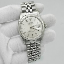 Rolex Datejust 16014 Stainless Steel Silver Dial Men's Watch 36mm