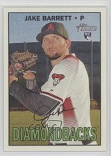 2016 Topps Heritage High Number Gum Damage Back Jake Barrett #636 fm0