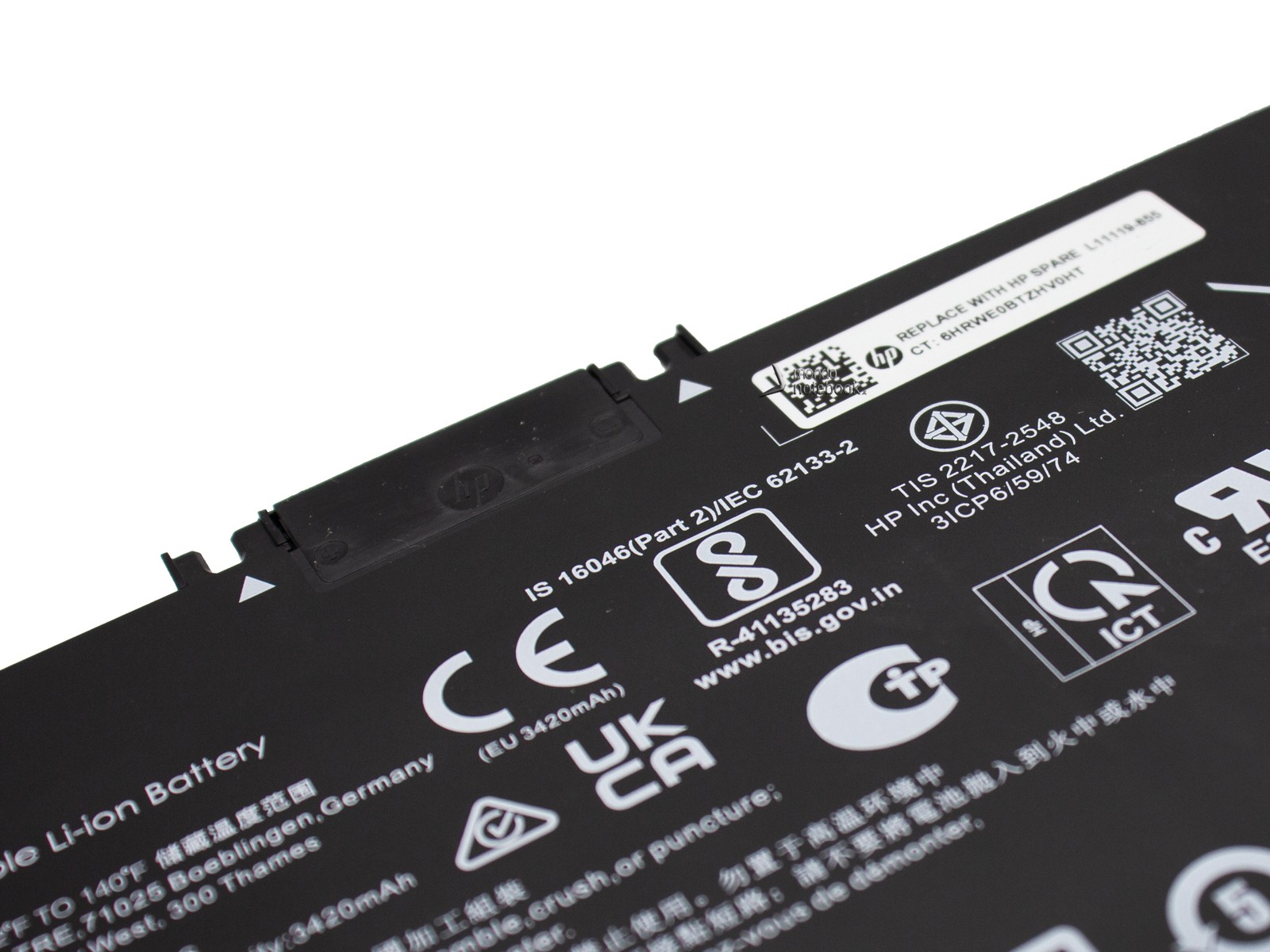 Batteria HP HT03XL Originale per Pavilion 15-CW Serie L11119-855 - 4