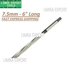 HSS Valve Stem Guide Reamers Spiral Fixed 6" inch Extra Long 7.5 mm