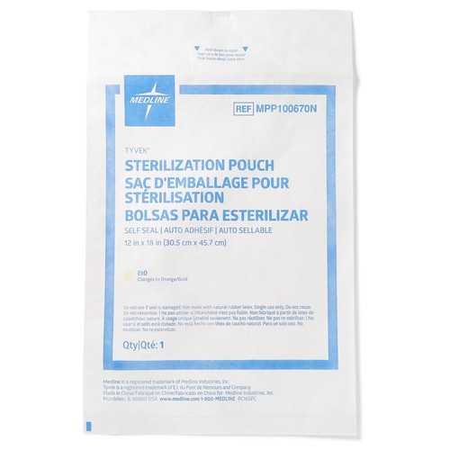 Medline Self-Seal Tyvek Sterilization Pouches for Low Temperatures - Picture 3 of 5