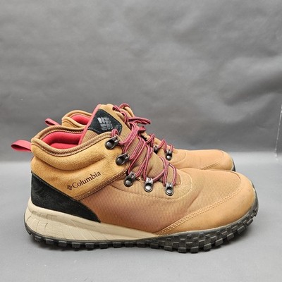 Columbia Fairbanks Mid Waterproof Boots Mens 10 Brown Hiking Mountaineering