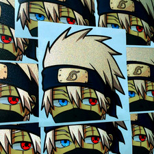 KAKASHI REFLECTIVE PEEKER STICKER NARUTO SHIPPUDEN ANIME CAR DECAL STICKER