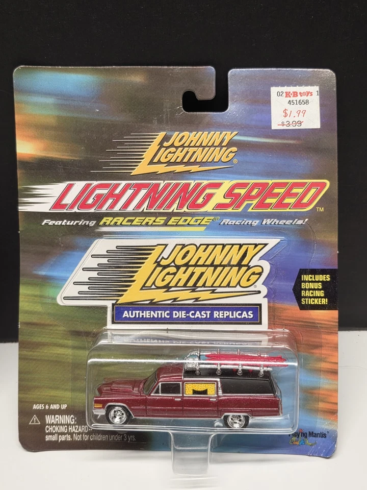 2 Pack Johnny Lightning Lightning Speed Cadillac Haulin Herse / El Camino New!! - Image 2 of 4