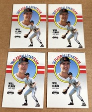 4- 1990 Fleer All-Stars #2 Will Clark 