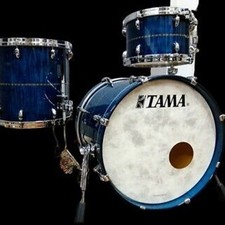 TAMA STAR Maple 18/12/14 inkl. Snare Jazz Drumset Ocean Blue Curly Maple (ROLC)