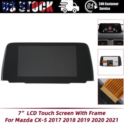 Replacement 7'' LCD Display Touch Screen Radio Navigation For 17-21 Mazda CX-5 US
