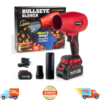 #ad Bullseye Blower Cordless Leaf Air Blaster 21000 RPM 20V Battery and Charger $65.59