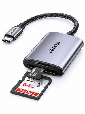 USB C Kartenleser 170MB/s, SD & Micro SD Card Reader, Kartenlesegerät