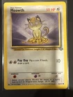 Pokémon TCG Meowth Jungle Card 56/64 Unlimited Common LP