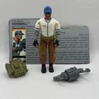 GI Joe 1988 Hardball 100% Complete Vintage ARAH Action Figure With File Card