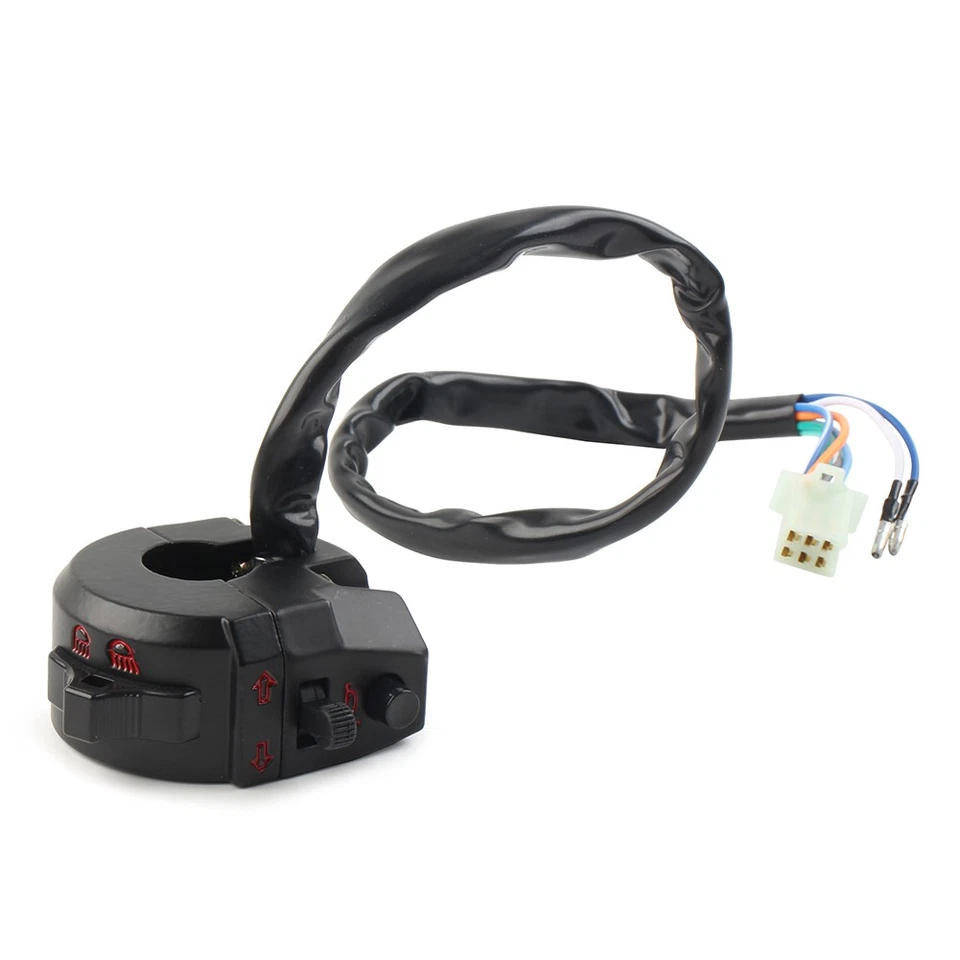 Interruptor izquierdo deportivo doble bocina luz señal de giro apto para Honda XL XR 250 400 650/600 Foto 4 de 4