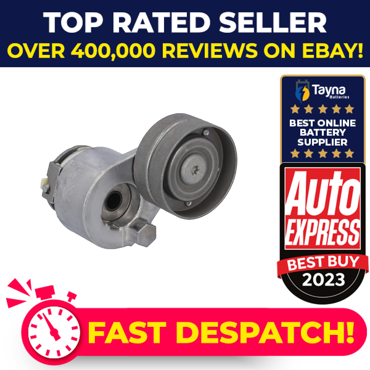 Aux Belt Tensioner fits RENAULT TRAFIC Mk2 2.0 1.9D 2001 on Drive V-Ribbed Febi