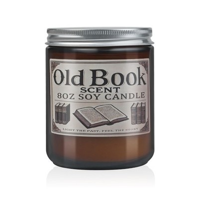 Old Book Candle Book Lovers Gifts Ideas Reading Accessories Bookworm Decor