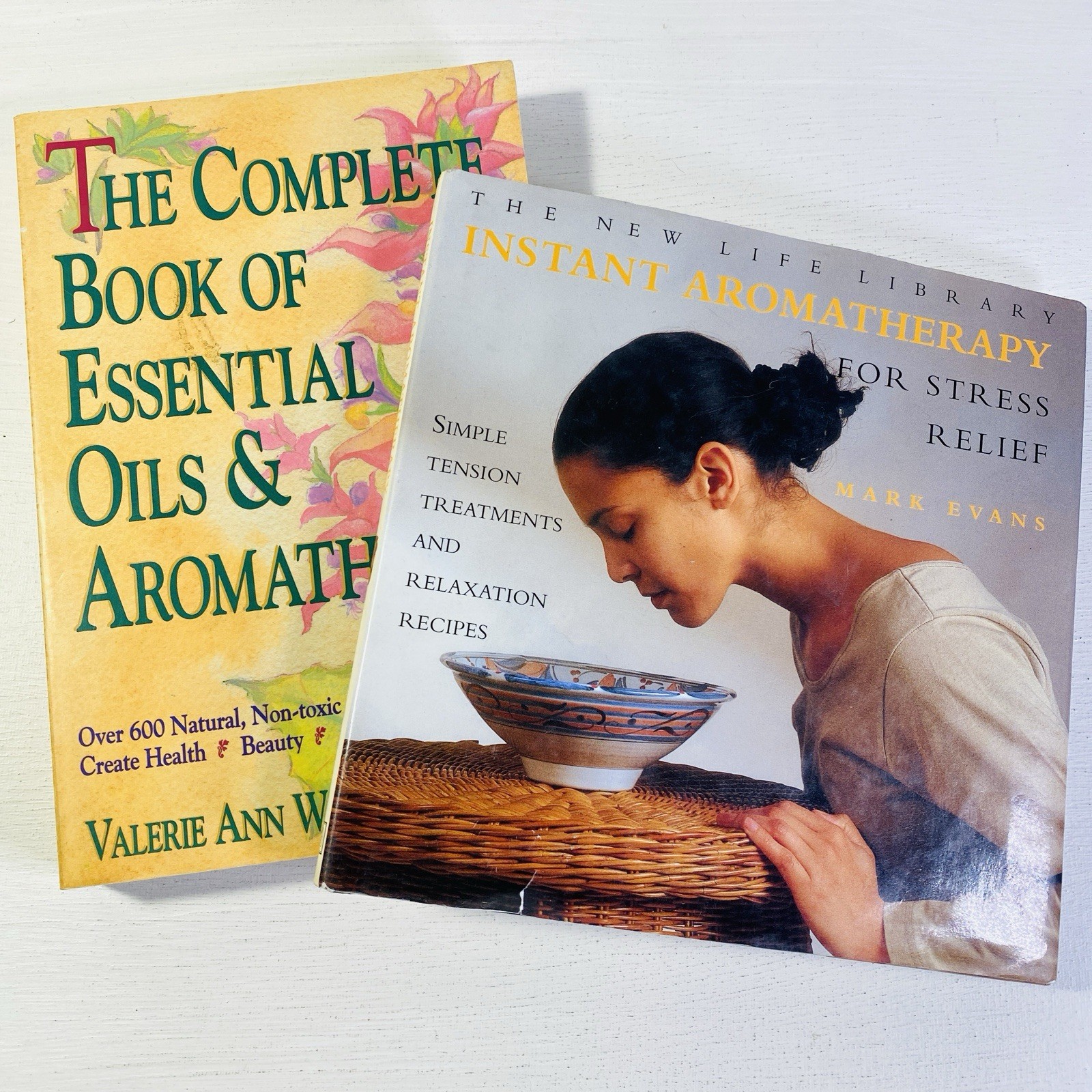 Complete Book of Essential Oils & Aromatherapy LOT OF 2 w/ Instant Aromatherapy