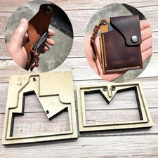 Card Holder Case Leather Craft Cutting Die Wallet Pouch Purse Wooden Die Mold