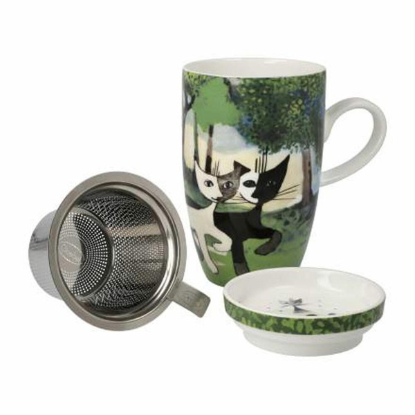 Goebel Teetasse Mit Deckel Und Sieb Una Passeggiata Nel Verde Tee Tasse-image