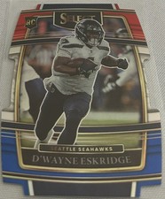 2021 Select Football D'Wayne Eskridge Seattle Seahawks Red White Blue Prizm RC