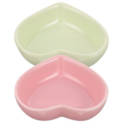 2 PCS Kleiner Futterspender Für Haustiere Keramik -Meerschweinchenschale