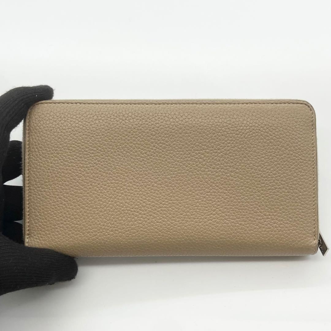 CELINE Multi-Function Long Wallet Zipper Round Ve… - image 4