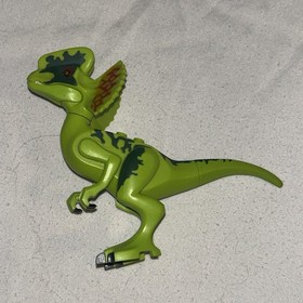 LEGO Jurassic World Dinosaur Dilophosaurus Raptor Figure 75916 Lime & Dark Green