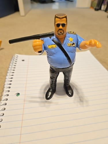 1990 Hasbro WWF Big Boss Man with Nightstick Hard ...