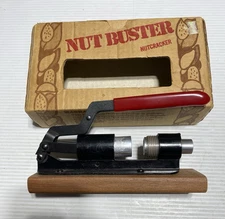 Vintage Munsey Nut Buster #NC-69 Rocket Nut Cracker Original Box Little Rock, Ar
