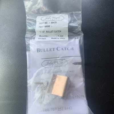 John Wright 88470 1-1/2  Bullet Catch For Shutters