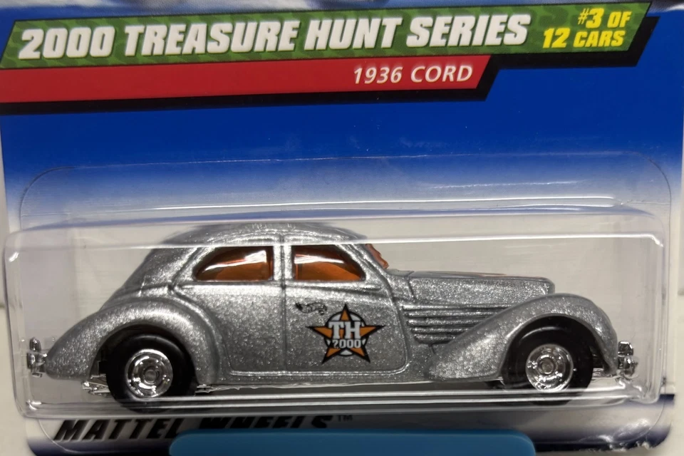 Hot Wheels 2000 Treasure Hunt Series 1936 Cord #3/12 1:64 (L) - Image 2 of 4