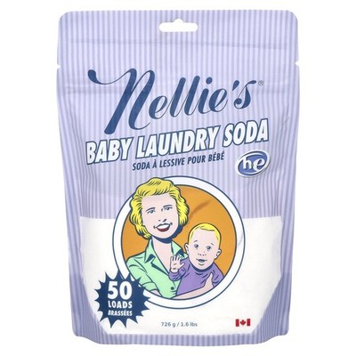 Nellie's, Baby-Wäschesoda, 50 Waschladungen, 726 g