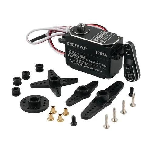 BLS4355 Low-profile 55kg High-torque Brushless Digital Servo All-metal Gears US